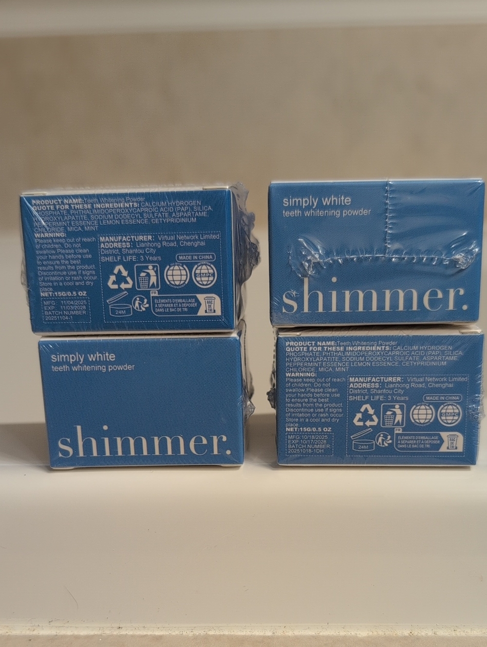 Simply White Teeth Whitening Powder — Blue Packaging